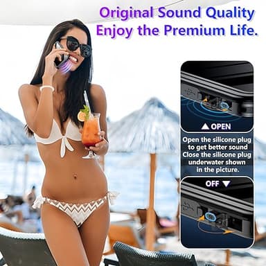 2025 New Designed for iPhone 15 Pro Max Case Waterproof, [Built-in Screen Protector & Glass Camera Protector][Full Body Shockproof][IP68 Underwater][Dropproof] Phone Case for iPhone 15 Pro Max 6.7" - Image 7