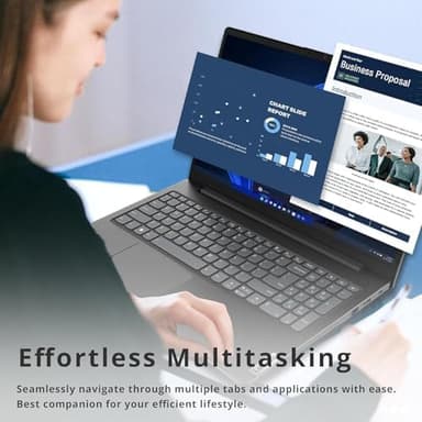 Lenovo V15 Business Laptop Computer, 15.6" FHD Display, Intel Dual-Core CPU, 16GB DDR4 RAM, 1TB PCIe SSD, WiFi 6, Bluetooth 5.2, RJ-45, Type-C, HDMI, Numeric Keypad, Black, Windows 11 Pro, Tichang - Image 6