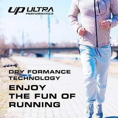 Ultra Performance 3 Pack Fleece Active Tech Joggers for Men, Mens Sweatpants with Zipper Pockets - Image 7