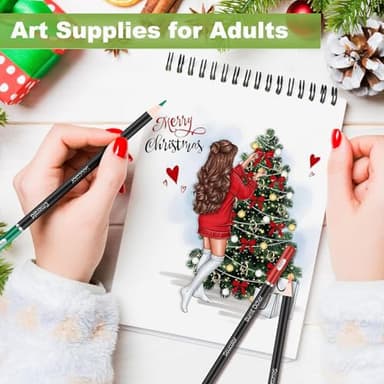 Soucolor 9" x 12" Sketch Book, 1-Pack 100 Sheets Spiral Bound Art Sketchbook, (68lb/100gsm) Acid Free Artist Drawing Book Paper Painting Drawing Writing Sketching Pad for Kids Adult Teens Girls Boys - Image 9