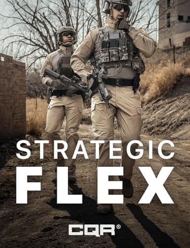 CQR Men's Flex Ripstop Tactical Pants, Water Resistant Stretch Cargo Pants, Lightweight EDC Hiking Work Pants - Image 6
