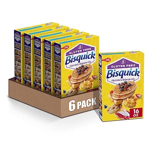 Betty Crocker Bisquick, Gluten Free Pancake and Baking Mix, 16 oz (Pack of 6) - Image 1
