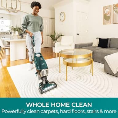 Kenmore Intuition Bagged Upright Vacuum Lift-Up Carpet Cleaner 2-Motor Power Suction with HEPA Filter, 3-in-1 Combination Tool, HandiMate for Floor, Pet Hair, 14pounds, Green - Image 4