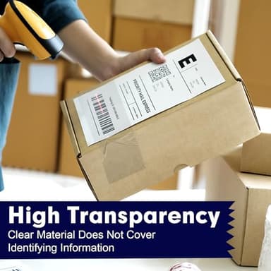 RAZCC Packing Tape, 12 Rolls Clear Heavy Duty Packaging Tape with Dispensers for Packing, Shipping, Moving and Mailing, Thicker Sealing Tape-1.88" x 65 Yards Per Roll, 780 Total Yards - Image 4