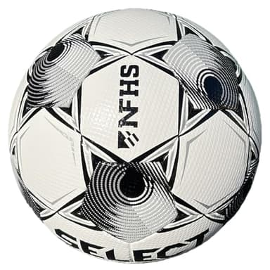 SELECT Numero 10 Soccer Ball, White/Black NFHS V25, Size 5 - Image 3