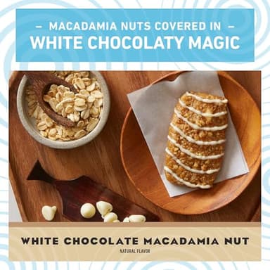 CLIF BAR Minis - White Chocolate Macadamia Nut Flavor - Made with Organic Oats - 4g Protein - Non-GMO - Plant Based - Snack-Size Energy Bars - 0.99 oz. (20 Pack) - Image 3