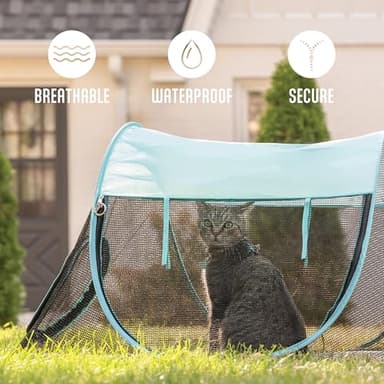 Kitty City Outdoor Catio Furniture and Play Kits for Cats, Play Tent - Image 4