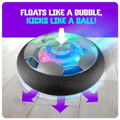 Ninja Blast Hover Soccer Light-Up Ball, Indoor Toy Games Gifts for Birthday, Kids, Boys for Age 6, 7, 8, 9, 10, 11, 12 Years Old, Single - Image 2