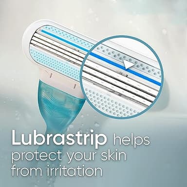 Gillette Venus Smooth Women's Razor Handle + 6 Refills with Soft-Grip Gel Handle - Image 5