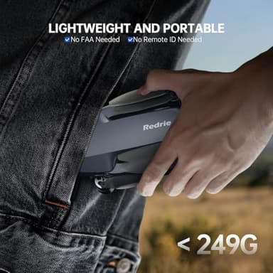 GPS Drone with Camera 4K, Under 249g, 45 Mins Flight, Brushless Motor, Light, Auto Follow, Tap Fly & Circle Fly, One Key Start, Foldable Drone for Adults Beginners - Image 7