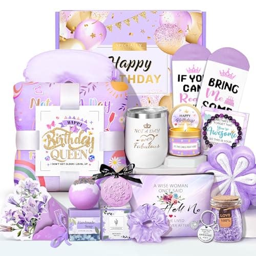 Birthday Gifts for Women Friendship, Gifts for Women Birthday Unique, Best Friend Birthday Gifts, Happy Birthday Gift Basket for Her, Friends, Coworkers, Wife, Mom, Daughter - Image 1