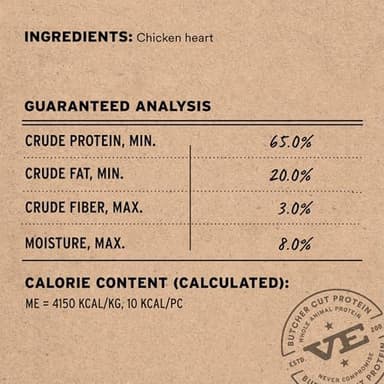 Vital Essentials Chicken Hearts Dog Treats, 3.75 oz | Freeze-Dried Raw | Single Ingredient | Premium Quality High Protein Training Treats | Grain Free, Gluten Free, Filler Free - Image 3