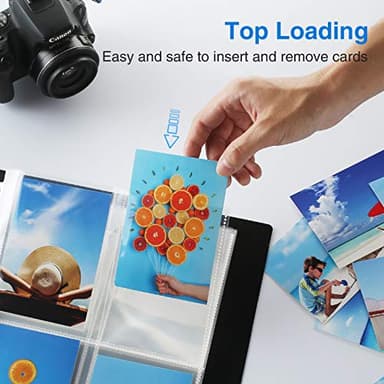 Sooez 30 Pack Heavy Duty Photo Sleeves for 3 Ring Binder (240 Pictures), 3.5x5 Plastic Album Refill Pages, Clear Archival Sleeves, Seed Binder Pages 8.5x11 - Image 6