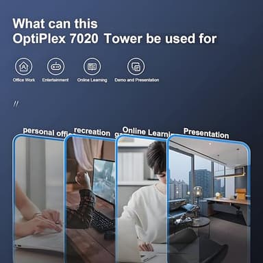 Dell OptiPlex 7020 Tower Business Desktop Computer, 32GB DDR5 RAM, 1TB PCIe SSD, Intel 6-Core i5-12500 (Beat i7-11700), DVDRW, WiFi Adapter, RJ-45, Type-C, HDMI, DisplayPort, Windows 11 Pro - Image 8