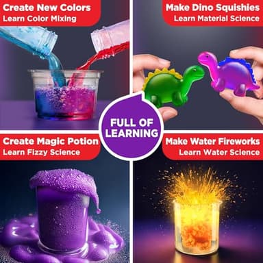 Doctor Jupiter My First Science Kit, Chemistry Set for Kids Ages 4-5-6-7-8 | Birthday Gift Ideas for 4+ Year Old Boys & Girls | Toy Stem Kit with 50+ Experiments | Learning & Educational Projects - Image 4
