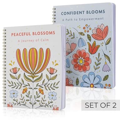 Beautiful Adult Coloring Book Set of 2 for Relaxation - Affirmation and Inspirational Books Making it a Great Gift - Perfect Stress-Relieving Books Fun to Color for Women - Image 7