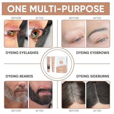 Lomansa Lash Color Kit, Instant Eyelash, Black Brow Color with Natural Effects, Safe & Easy to Use, 8ml - Image 7