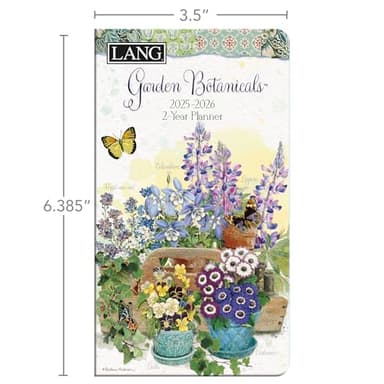 Lang, Garden Botanicals 2025 2 Year Pocket Planner by Barbara Anderson - Image 4