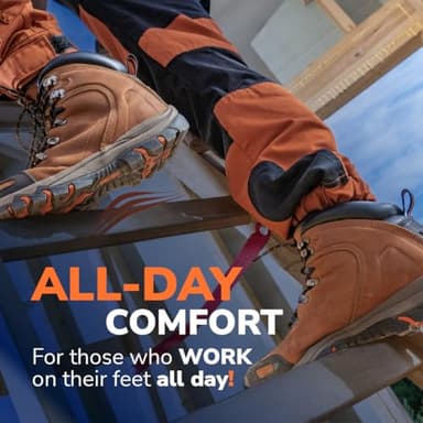 Dr. Scholl’s Advanced Pain Relief Insoles for Men Women, Heavy Duty Orthotics Inserts for Work Shoes & Boots, Plantar Fasciitis & Arch Support, Flat Feet, Shock-Absorbing, Supports up to 340 lbs - Image 7