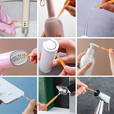 Shower Head Cleaning Brush Tool, Small Crevice Cleaning Brush Anti Clogging for Bathroom Pipe & Car Washers - Image 8