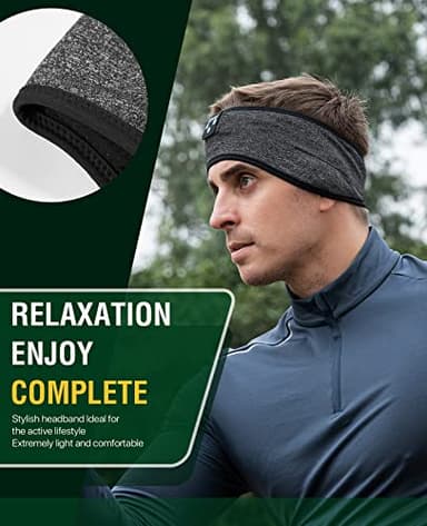 Lavince Headphones Headband, Sleeping Headphones Bluetooth Headband for Side Sleepers - Reduce Snoring Disturbance Headphones for Sleeping,Sports Wireless Sleep Headphones for Women Men Mom Dad - Image 3