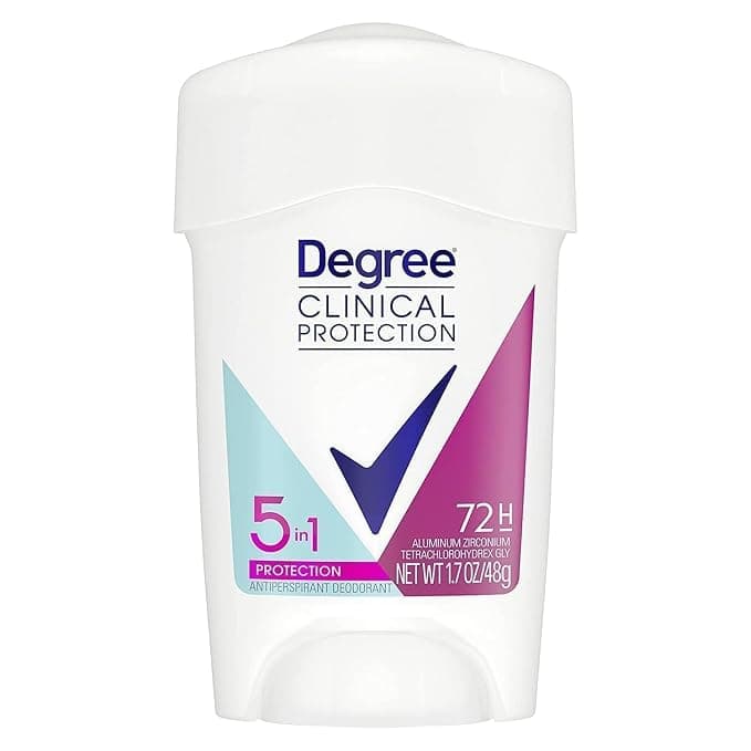 Degree Clinical Protection Antiperspirant Deodorant 72-Hour Sweat & Odor Protection 5-in-1 Antiperspirant for Women 1.7 oz - Image 1