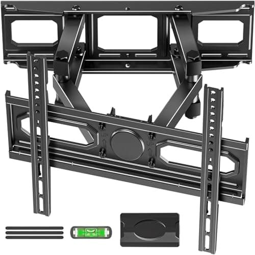 EconoMe TV Wall Mount for Most 26-65 inch tvs, Full Motion TV Mount Swivel and Tilt, Wall Mount Bracket Max VESA 400x400mm, Holds up to 99 lbs, Fits 12” 16" Wood Studs. - Image 1