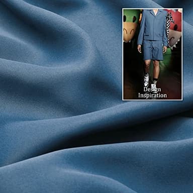 DUALIFE Denim Blue Curtains Blackout 84 Inch Length 2 Panels, Grommet Sunblock Room Darkening Long Skinny Curtains for Bedroom Door Doorway Width 34 Inch, Midnight Blue - Image 4