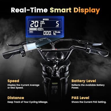 CYCROWN CycRun Electric Bike for Adults 750W Motor with 374.4WH Battery, 20MPH 55Miles Ebike for Adults - Image 7