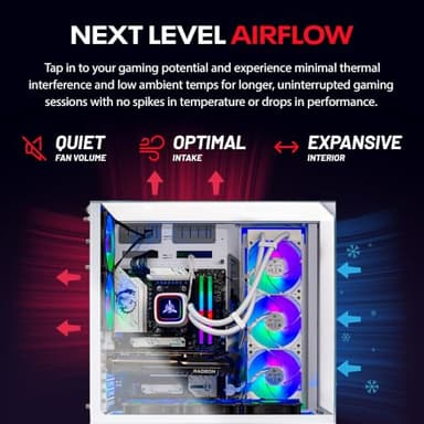 Skytech Gaming O11 Vision Desktop PC, Ryzen 7 9800X3D 4.7 GHz (5.2 GHz), AMD RX 9070XT 16GB, 2TB Gen4 NVMe SSD, 32GB DDR5 RAM 6000 RGB, 850W Gold ATX 3 PSU, 360mm ARGB AIO, Wi-Fi, Win 11 - Image 8