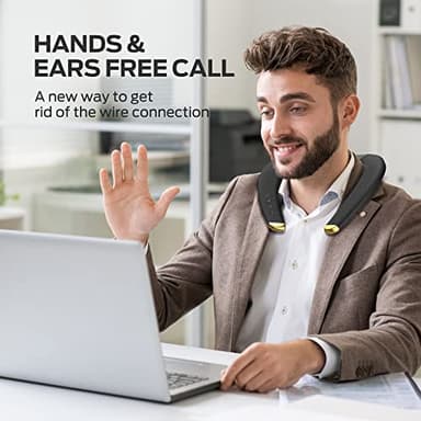 Monster Boomerang Petite Neckband Bluetooth Speakers, Neck Speaker with 15H Playtime, aptX High Fidelity 3D Stereo Sound, Low Latency, Built-in Mic, IPX5 Waterproof Wearable for Home Outdoor - Image 6