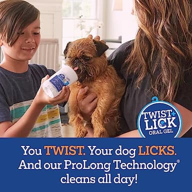 Twist + Lick Dental Gel for Dogs, Cleans Teeth and Freshens Breath for 24 Hours, Chicken Flavor, 2 oz, 30 Day Supply - Image 4