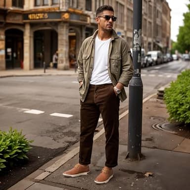 Jousen Men's Casual Shoes Memory Foam Mens Fashion Sneakers 3 Eyelets Business Dress Sneaker (A81Q06 Yellow Brown 11) - Image 6