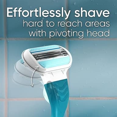 Gillette Venus Smooth Women's Razor Handle + 6 Refills with Soft-Grip Gel Handle - Image 6