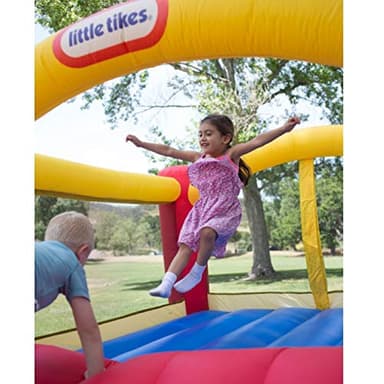 Little Tikes Jump 'n Slide Inflatable Bouncer Includes Heavy Duty Blower With GFCI, Stakes, Repair Patches, And Storage Bag, for Kids Ages 3-8 Years - Image 4