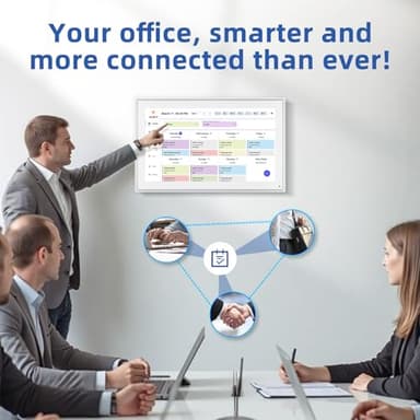 21.5 Inch Digital Calendar, Electronic Chore Chart, Smart Weekly and Monthly Planner 1920 * 1080P IPS Touchscreen Wall and Desk Calendar for Family Schedules, White - Image 6