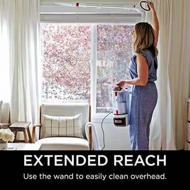 Shark NV501 Rotator Professional Lift-Away Upright Vacuum with HEPA Filter, Swivel Steering, LED Headlights, Wide Upholstery Tool, Dusting Brush & Crevice Tool, White/Red - Image 5