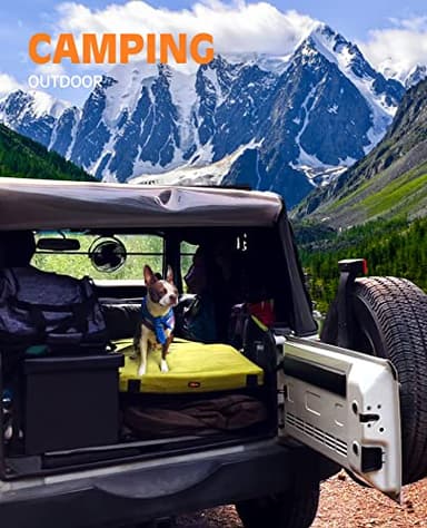 GAIALOOP 4 INCH Thick Memory Foam Camping Mattress, Roll Up Floor Sleeping Mat Camp Cot Mattress Pad Travel Camping Couch Bed for Guest Adults Side Sleepers [Single:75 * 30 * 4"] - Image 7