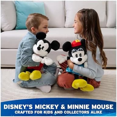 GUND Disney Official Mickey Mouse Classic Plush, Mickey and Friends, Deluxe Collector Stuffed Animal for Ages 1 and Up, Black/White, 14” - Image 9
