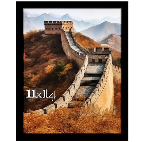 Picrit 11x14 Picture Frame, Photo Frame for Wall Mounting Display, Black - Image 1