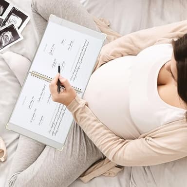 Keepsake Baby Memory Book for Boys and Girls – Timeless First 5 Year Baby Book – Neutral Journal Scrapbook or Photo Album - Record a Milestone for Every Event from Birth to Age 5 - Image 7