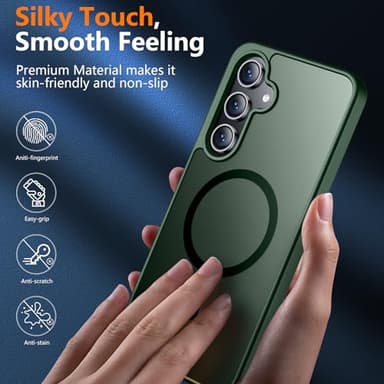 teloxy Designed for Samsung Galaxy A16 5G Case, [10 FT Military Grade Drop Protection] Heavy Duty Shockproof Phone Case for Galaxy A16, Green - Image 5