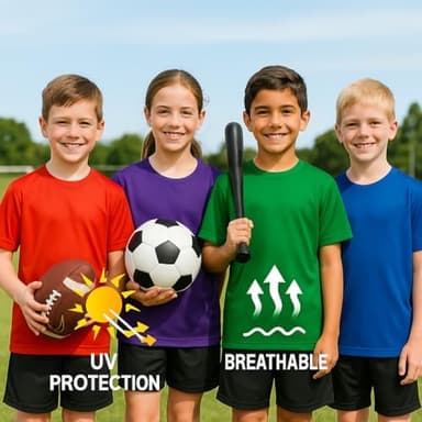 Opna Youth Boys Dri Fit Athletic T Shirts for Boys & Girls Sports Undershirt – Youth & Teen Sizes - Image 8