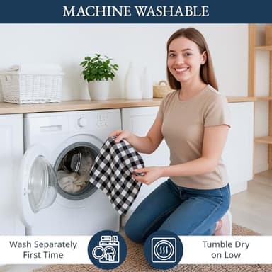 LANE LINEN Kitchen Dish Towels Set of 12 – 18”x28” Soft & Quick-Drying Hand and Tea Towels, Premium Decorative Kitchen Towel – Black - Image 6