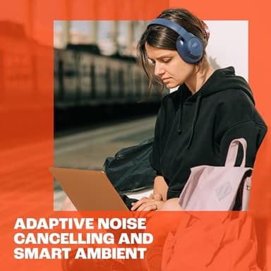 JBL Tune 770NC - Adaptive Noise Cancelling with Smart Ambient Wireless Over-Ear Headphones, Bluetooth 5.3, Up to 70H Battery Life with Speed Charge, Lightweight, Comfortable & Foldable Design (Black - Image 7