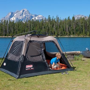 Coleman Instant Tent with 1-Minute Setup, 4/6/8/10 Person Tent with Pre-Attached Poles, Air Vent, & Carry Bag - Image 4
