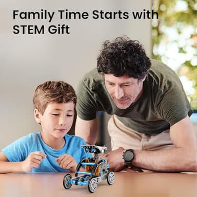 Sillbird 12-in-1 Solar Robot Building Kit STEM Gift for Boys Aged 8-13, DIY Science Educational Robotic Toys for Kids Teens Birthday, Powered by The Sun with 190 Pieces - Image 2