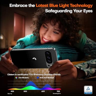 TOCOL for Google Pixel 10 Pro XL Screen Protector 6.7 9H Hardness Military Grade Shatterproof HD Tempered Glass for Full Coverage Easy Installation 2 Pack - Image 7