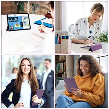 ProCase for iPad (A16) 11th Generation 11 Inch 2025/ iPad 10th Generation 10.9 Inch 2022 Case, Slim Smart Cover with Translucent Hard Shell Back, Supports Touch ID, Auto Wake/Sleep -Purple - Image 7