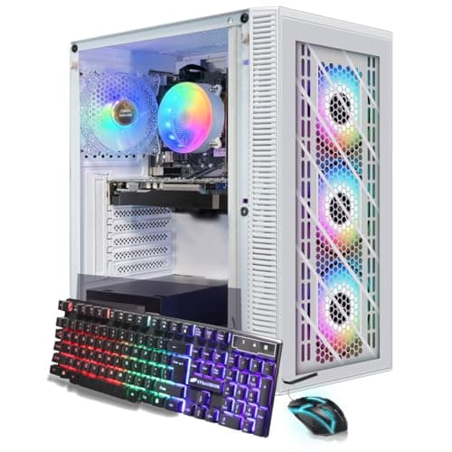 STGAubron Gaming PC Computer Desktop, GeForce GTX 1660 Super 6G, Intel Core i7 8th Gen up to 4.1GHz, 16G DDR4, 1T SSD, WiFi 6 & BT 5.2, RGB Fan x4, Windows 11 Home - Image 1